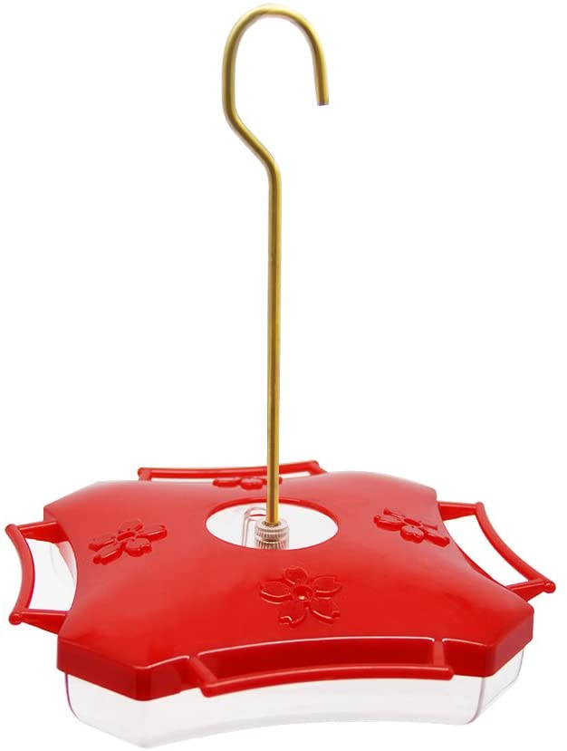 12 oz Hanging Hummingbird Feeder with Four Feeding Ports